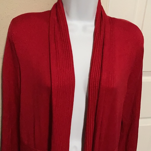 JM Collection Waterfall Cardigan - Picture 3 of 7